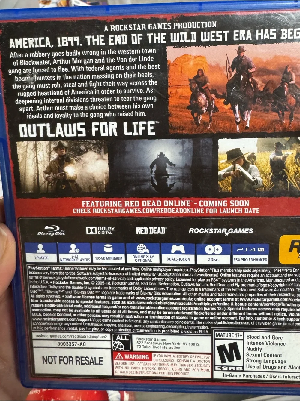 Red Dead Redemption 2 for PlayStation 4